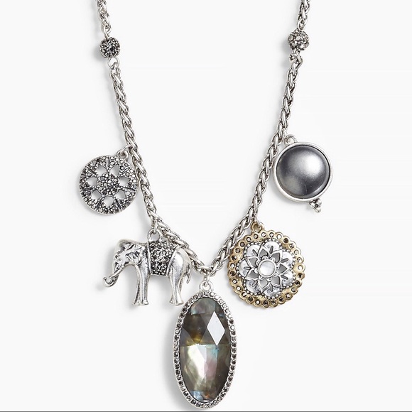 Lucky Brand Jewelry - HP⭐️Semi-Precious Accents🍀Elephant Charm Necklace